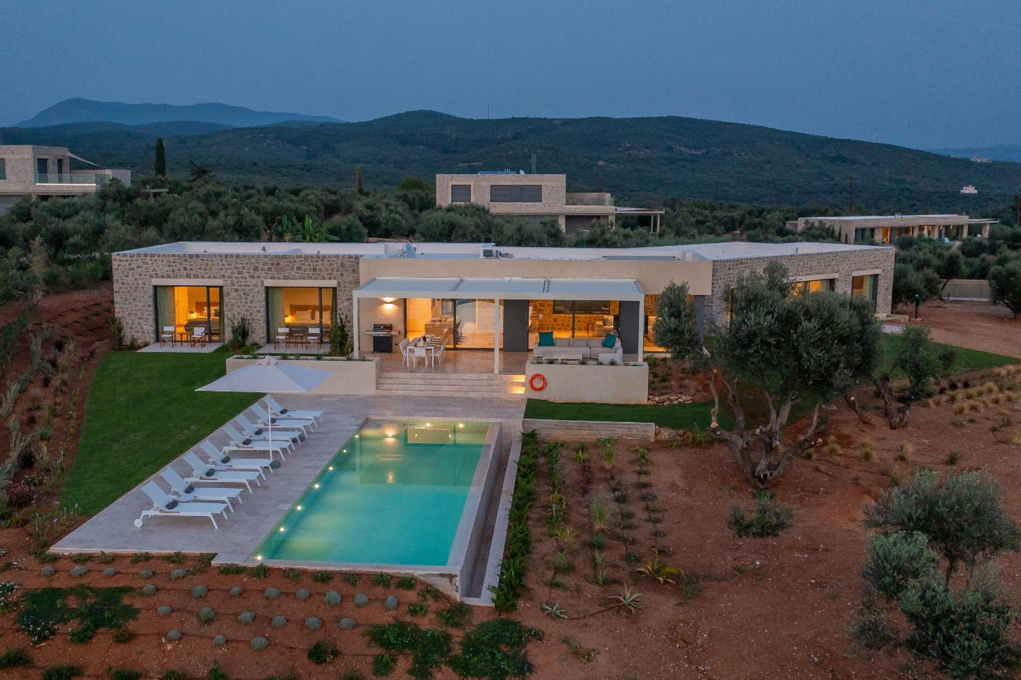 Messinian Nest Villa Jálova Kültér fotó